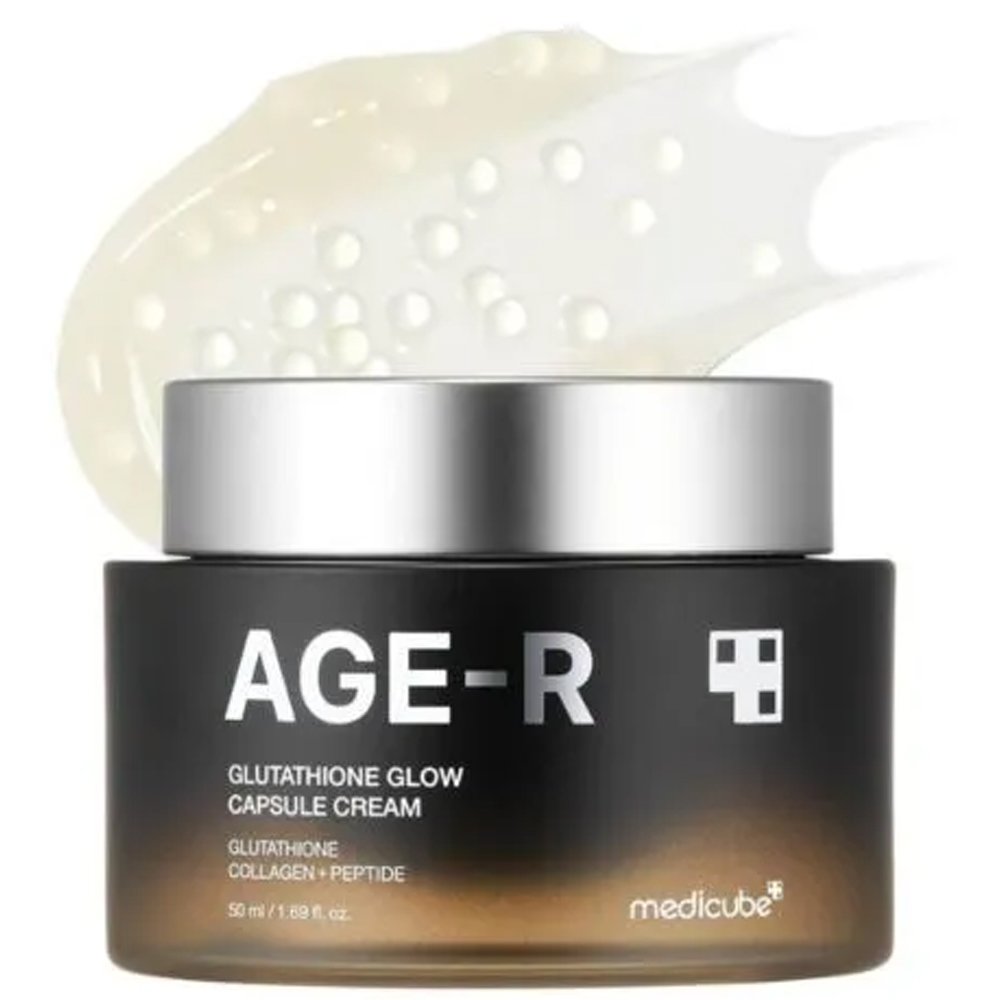 Medicube Age-R Glutathione Glow Capsule Cream Κρέμα Προσώπου Λάμψης με Κάψουλες Γλουταθειόνης, Κολλαγόνο & Πεπτίδια 50ml