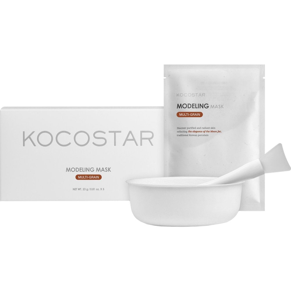 Kocostar Kocostar Multi Grain Modeling Mask Μάσκα Προσώπου με Θρεπτικό Μείγμα Σπόρων που Χαρίζει Λάμψη & Βελτιώνει την Υφή της Επιδερμίδας 5 Τεμάχια