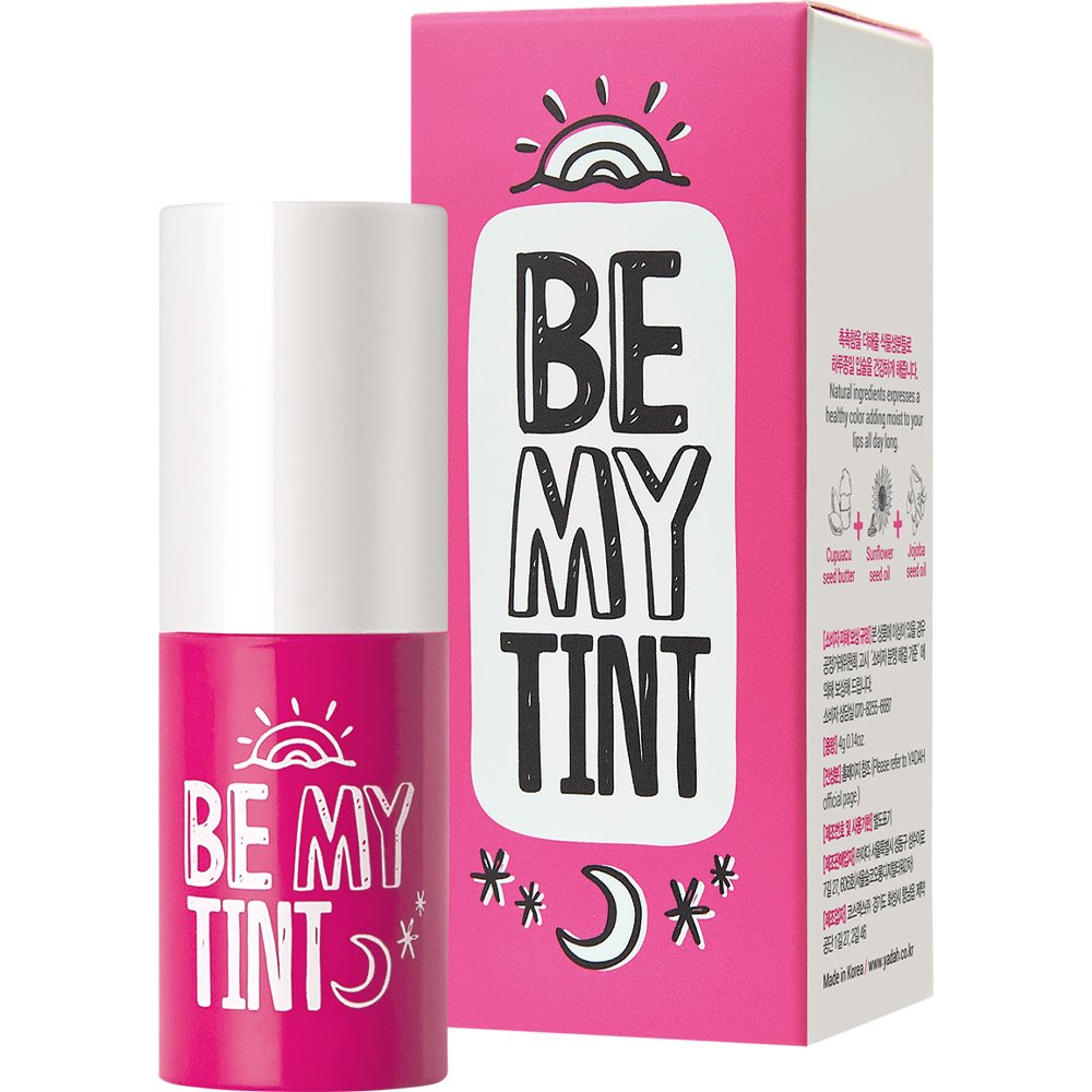 Yadah Yadah Be My Tint Lip Tint Ενυδατικό Υγρό Κραγιόν Μεγάλης Διάρκειας με Έντονο Χρώμα 4gr - 01 Wannabe Pink