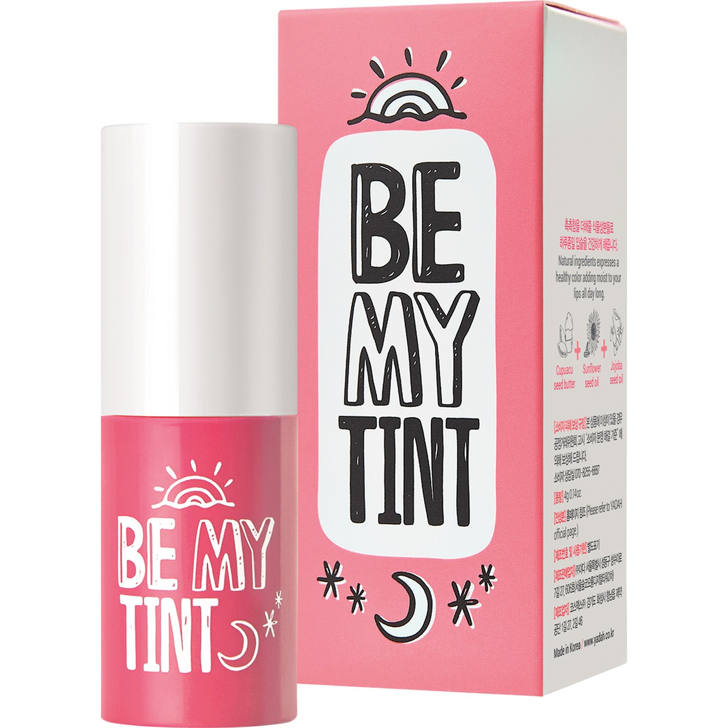 Yadah Yadah Be My Tint Lip Tint Ενυδατικό Υγρό Κραγιόν Μεγάλης Διάρκειας με Έντονο Χρώμα 4gr - 02 Peach Coral