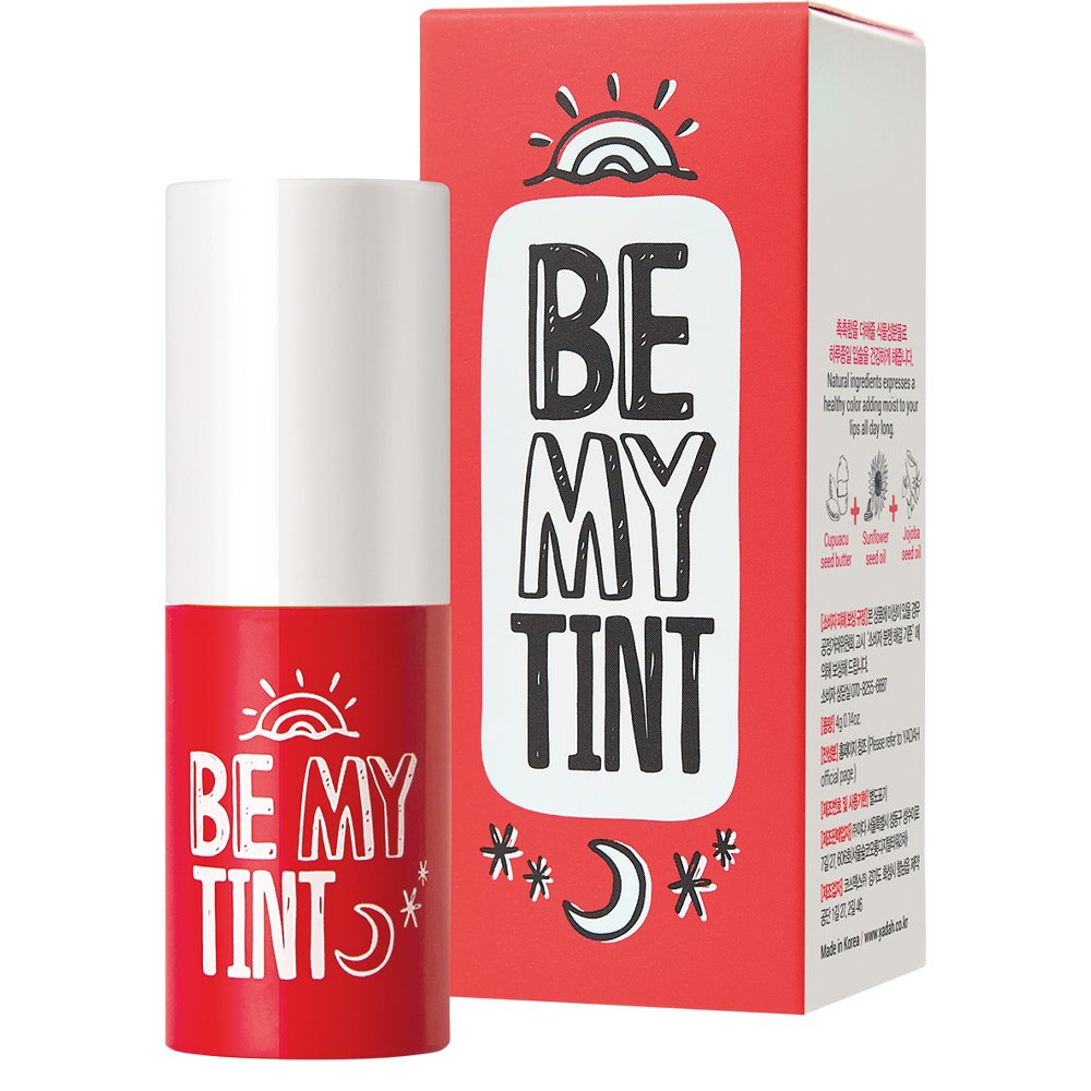Yadah Yadah Be My Tint Lip Tint Ενυδατικό Υγρό Κραγιόν Μεγάλης Διάρκειας με Έντονο Χρώμα 4gr - 03 Real Red