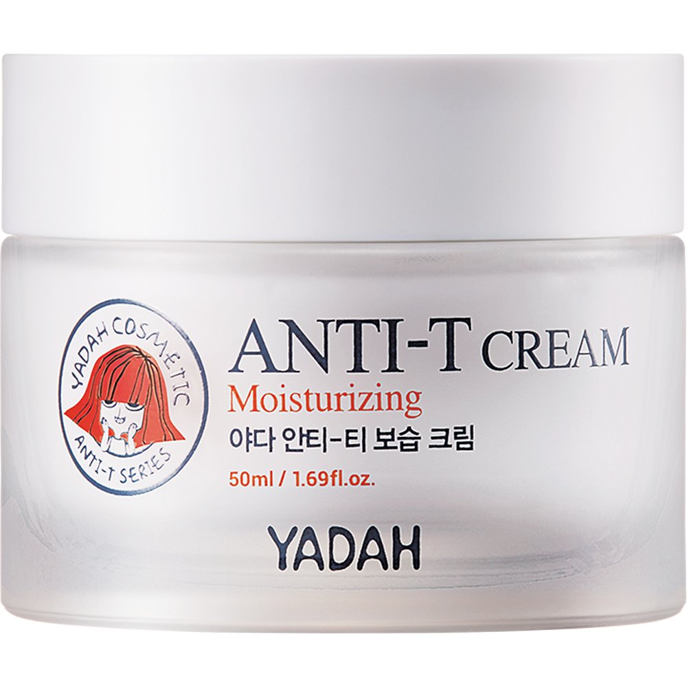 Yadah Yadah Anti-T Moisturizing Cream Ενυδατική Κρέμα Προσώπου με Βοτανικά Συστατικά που Καταπραΰνει την Ευαίσθητη Επιδερμίδα 50ml