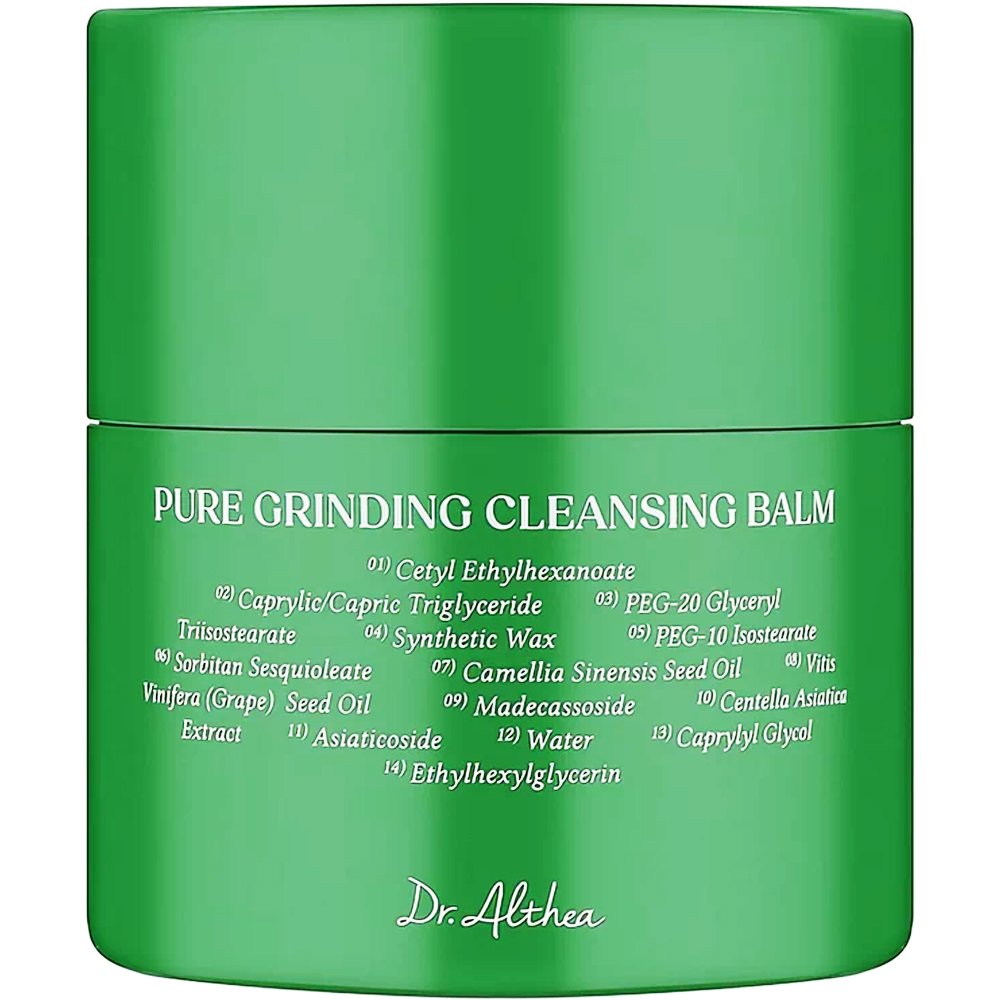 Dr. Althea Pure Grinding Cleansing Balm Καταπραϋντικό Βάλσαμο Καθαρισμού Προσώπου Εμπλουτισμένο με Έλαιο Σπόρων Πράσινου Τσαγιού, Μαδεκασοσίδη & Πανθενόλη Κατάλληλο για Ευαίσθητες Επιδερμίδες 50ml