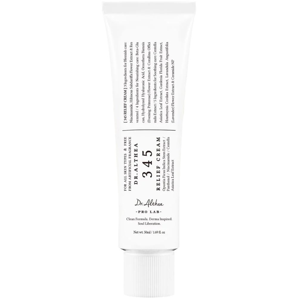 Dr. Althea 345 Hydrating, Calming & Relief Cream Ενυδατική Συσφικτική Κρέμα Τζελ με Κεραμίδια, Πανθενόλη & Νιασιναμίδη για την Παραγωγή Κολλαγόνου στην Επιδερμίδα 50ml