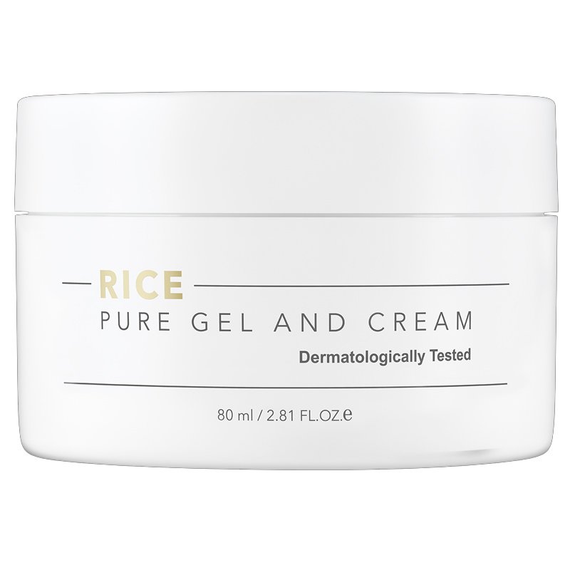 Thank You Farmer Rice Pure Face Gel And Cream Θρεπτική Κρέμα Προσώπου Μέσα σε Ενυδατικό Τζελ με Εκχύλισμα Ρυζιού 80ml