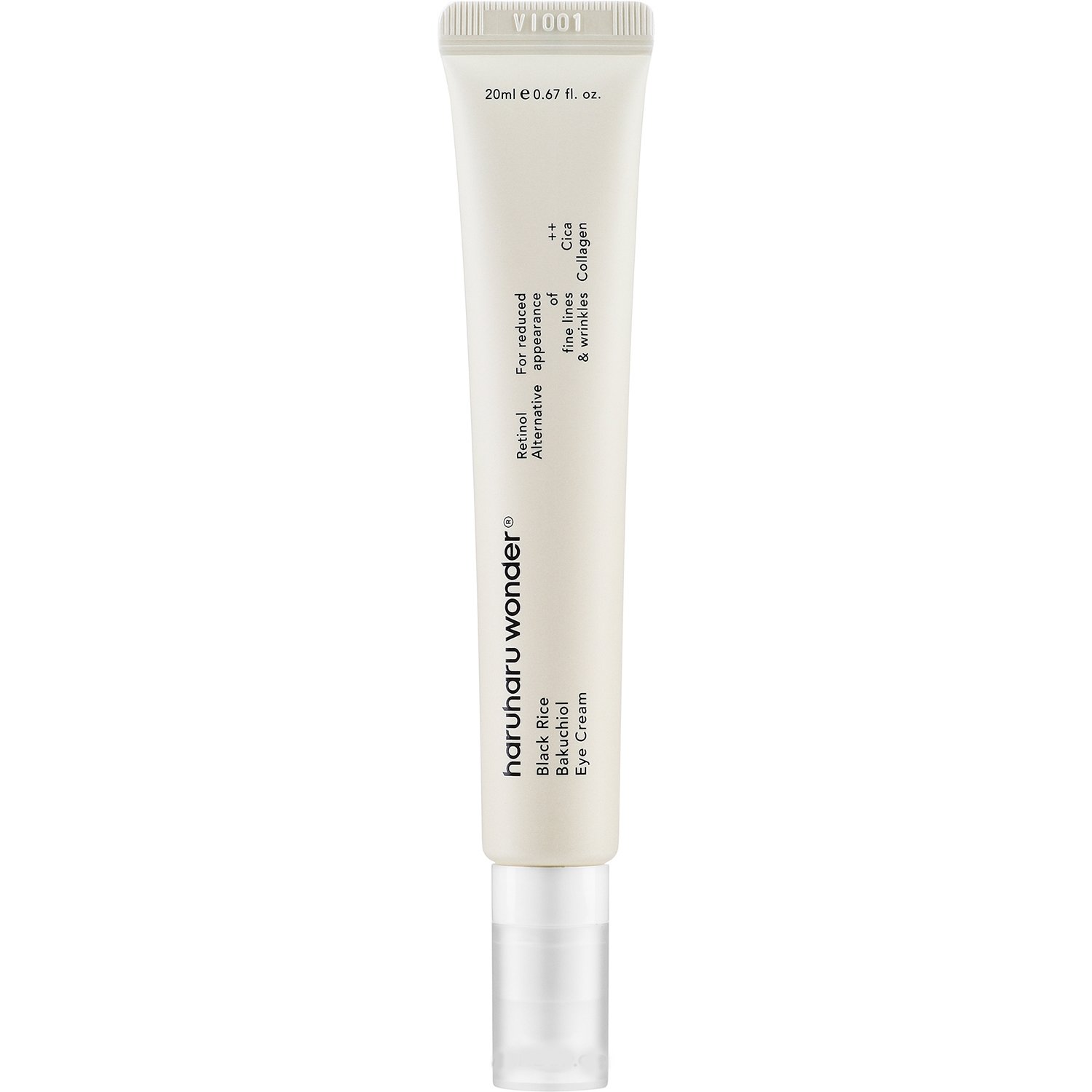 HaruHaru Wonder Black Rice Bakuchiol Eye Cream Αντιρυτιδική Κρέμα Ματιών με Φυτική Ρετινόλη & Εκχύλισμα Μαύρου Ρυζιού 20ml