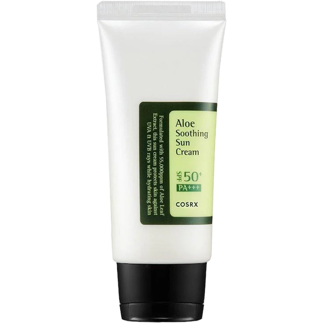 COSRX COSRX Aloe Soothing Sun Cream Spf50+ Αντηλιακό Ευρέος Φάσματος με Ελαφριά Υφή Πολύ Υψηλής Προστασίας 50ml