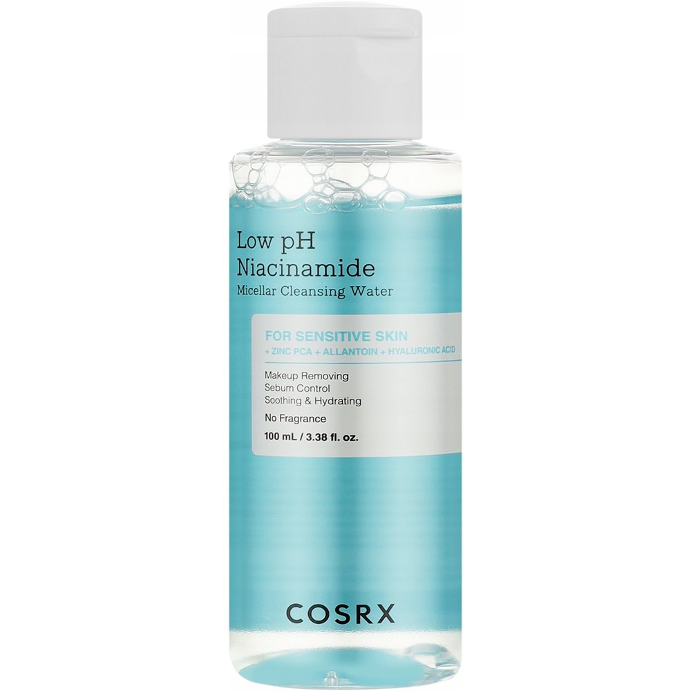 COSRX Low pH Niacinamide Micellar Cleansing Water Μικυλλιακό Νερό Καθαρισμού που Αφαιρεί Αποτελεσματικά Μακιγιάζ & Ρύπους 100ml