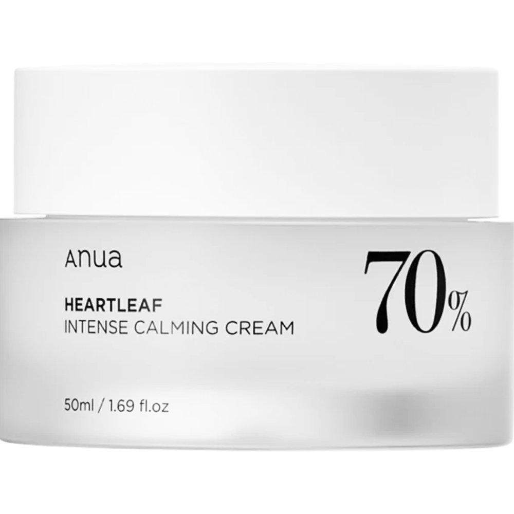 Anua Heartleaf 70% Intense Calming Cream Ενυδατική Κρέμα Προσώπου Πυκνής Υφής με Καταπραϋντικές Ιδιότητες για Ενίσχυση του Δερματικού Φραγμού 50ml