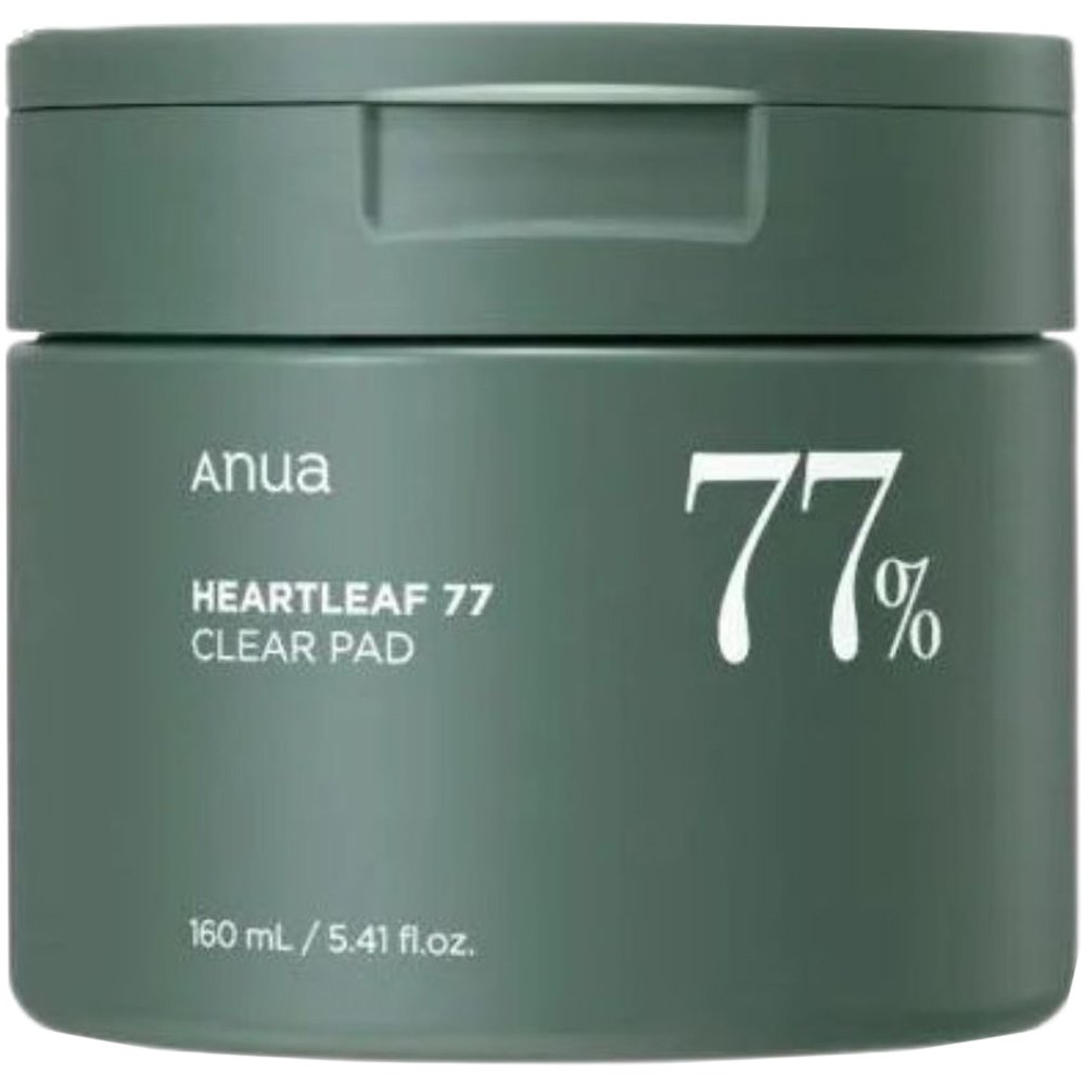 Anua Anua Heartleaf 77 Clear Pads Καθαρισμού Προσώπου με 77% Καταπραϋντικό Τονωτικό Heartleaf 160ml