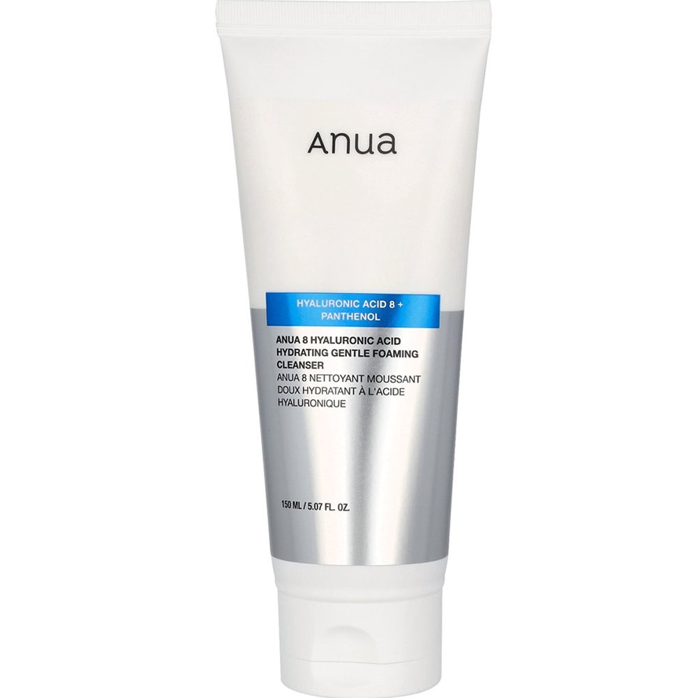 Anua Anua 8 Hyaluronic Acid & Panthenol Hydrating Gentle Foaming Cleanser Απαλός Αφρός Καθαρισμού με 8 Τύπους Υαλουρονικό Οξέως 150ml