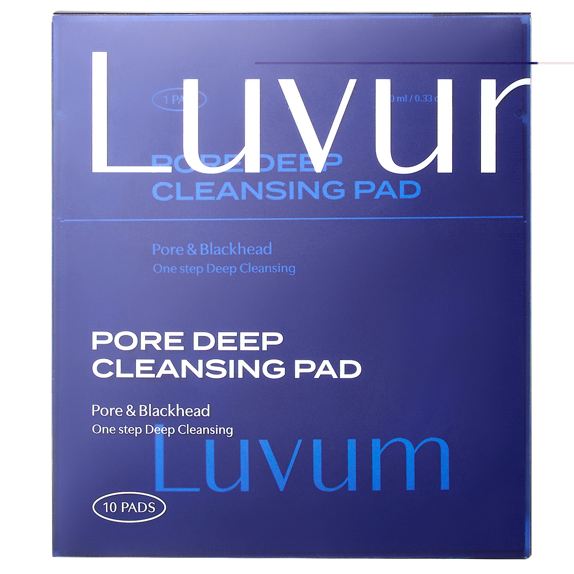 Luvum Luvum Pore Deep Cleansing Pad Επίθεμα Καθαρισμού Προσώπου Διπλής Όψης 10 Τεμάχια
