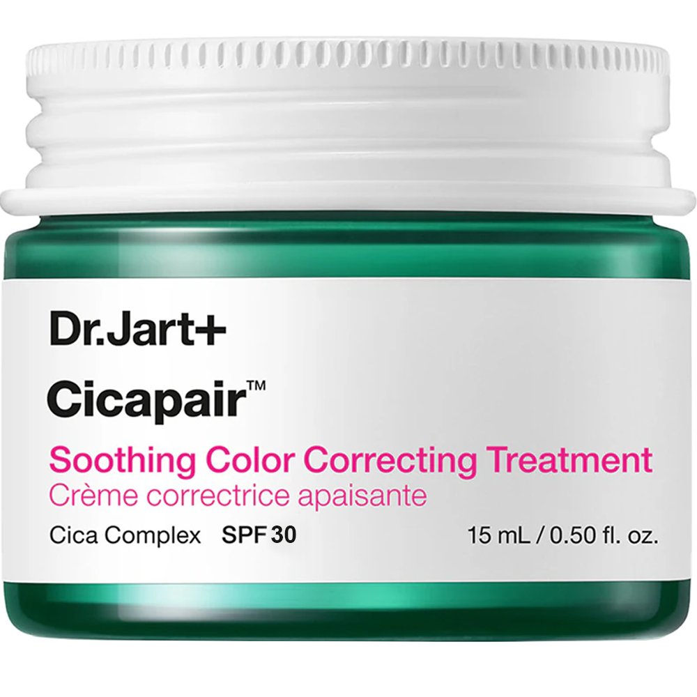 Dr.Jart+ Cicapair Spf30 Soothing Color Correcting Treatment Καταπραϋντική Κρέμα Προσώπου Υψηλής Προστασίας για Θεραπεία Διόρθωσης Χρώματος 15ml