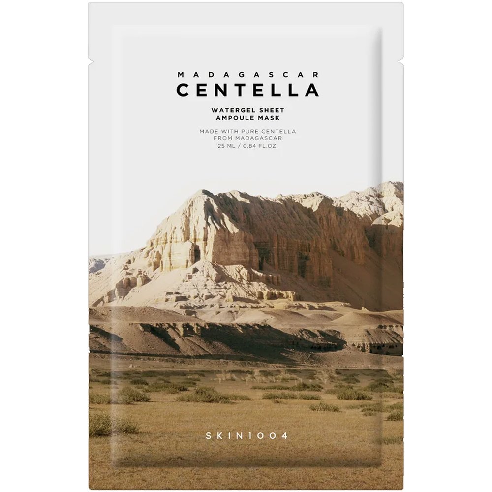 Skin1004 Madagascar Centella Ampoule Watergel Sheet Mask Μάσκα Τζελ Εντατικής Ενυδάτωσης σε Βάθος που Χαρίζει Λαμπερή & Υγιή Επιδερμίδα 1 Τεμάχιο