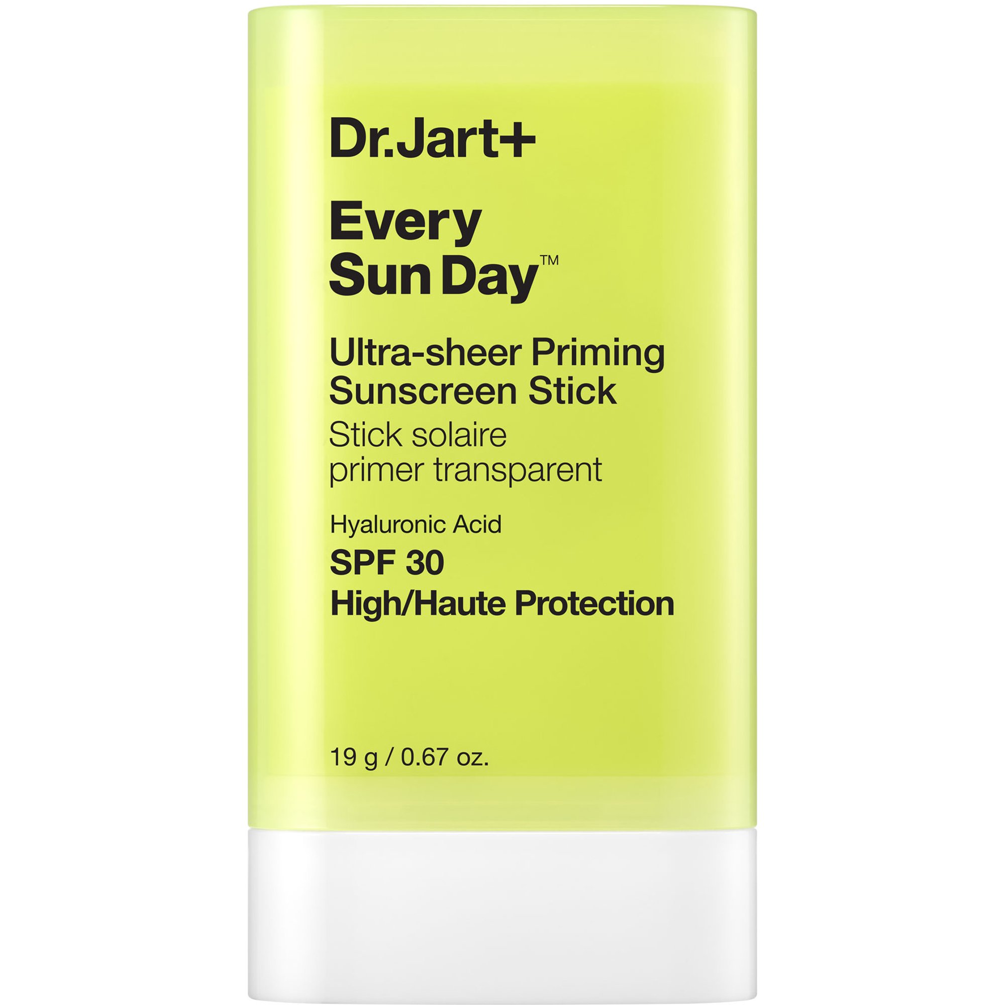 Dr.Jart+ Dr.Jart+ Every Day Sun Day Ultra Sheer Priming Spf30 Sunscreen Stick Ελαφριάς Υφής Balm Stick Υψηλής Προστασίας με Υαλουρονικό Οξύ για Ενυδάτωση & Προετοιμασία της Επιδερμίδας για Απαλή & Ανάλαφρη Τοποθέτηση Make Up 19g