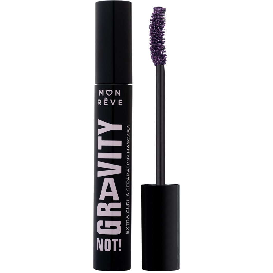 Mon Reve Mon Reve Gravity Not! Mascara Μάσκαρα για Έντονο Όγκο & Διαχωρισμό με Βουρτσάκι Ακριβείας σε Μαύρο Χρώμα 12ml - 03 Deep Plum