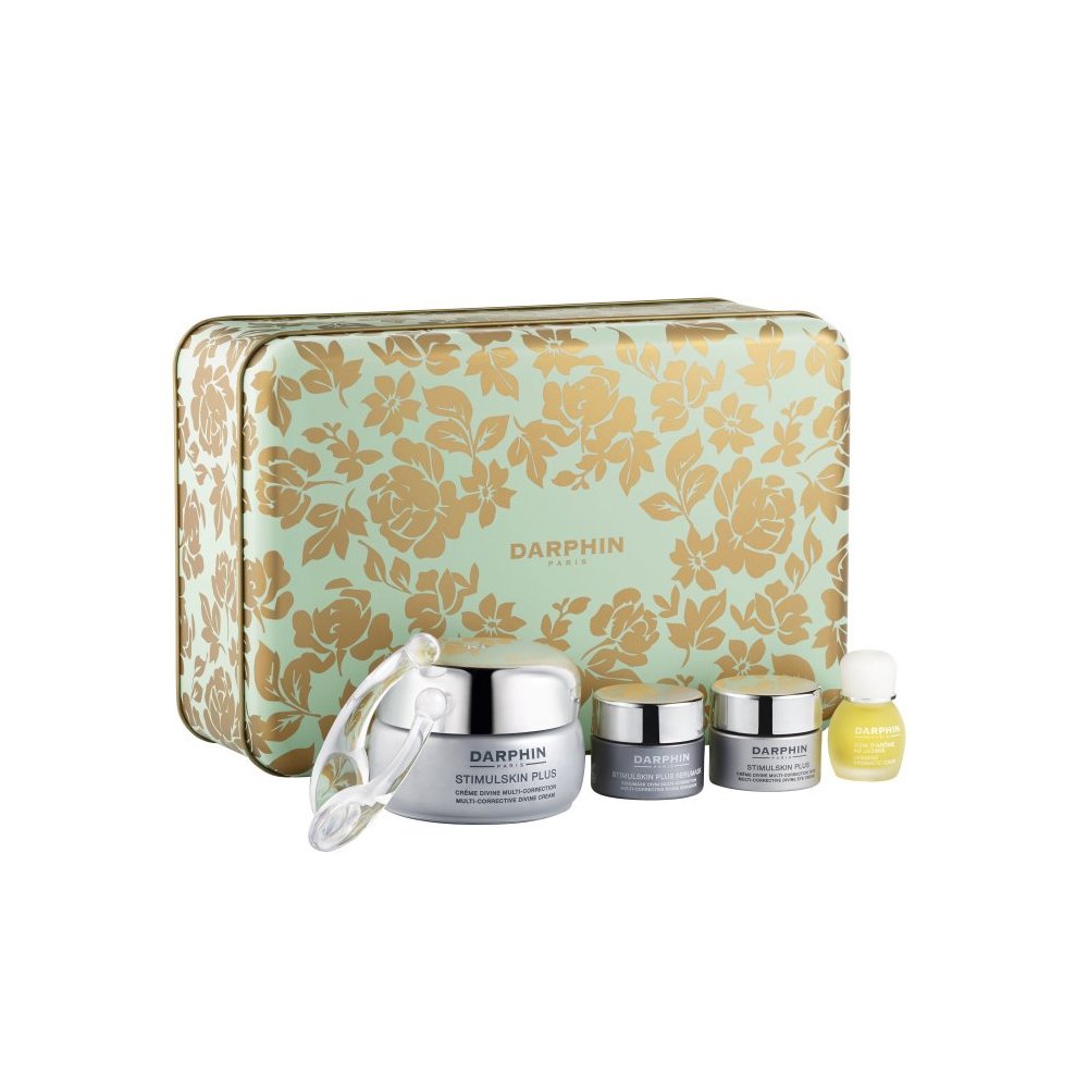 Darphin Set Stimulskin Plus Multi-Corrective Divine Cream 50ml, Serumask 5ml, Eye Cream 5ml & 8 Flower Nectar Essential Oil 4ml