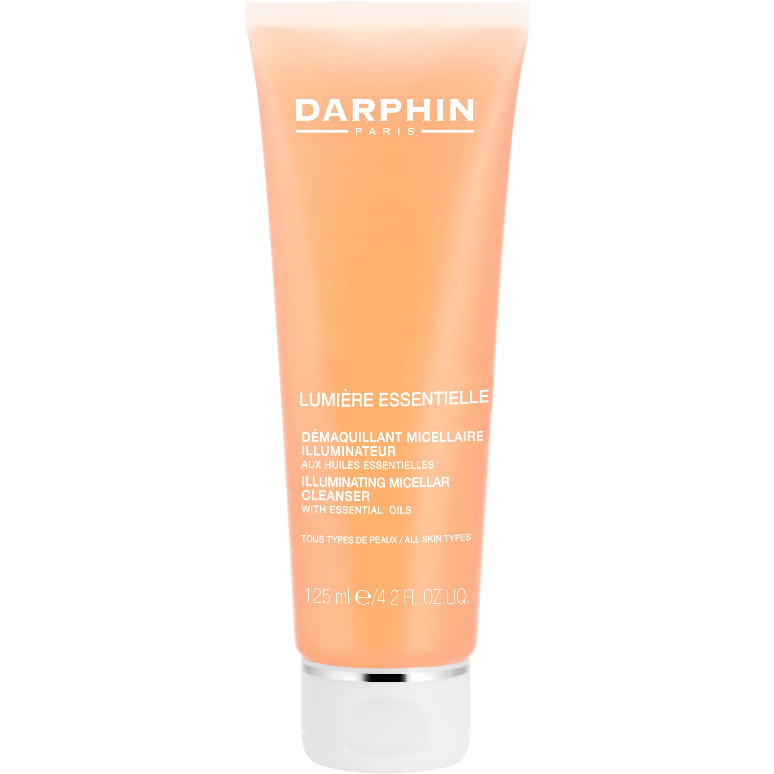 Darphin Lumiere Essentielle Illuminating Micellar Cleanser Gel Καθαρισμού που »Λιώνει» το Make Up από την Επιδερμίδα 125ml