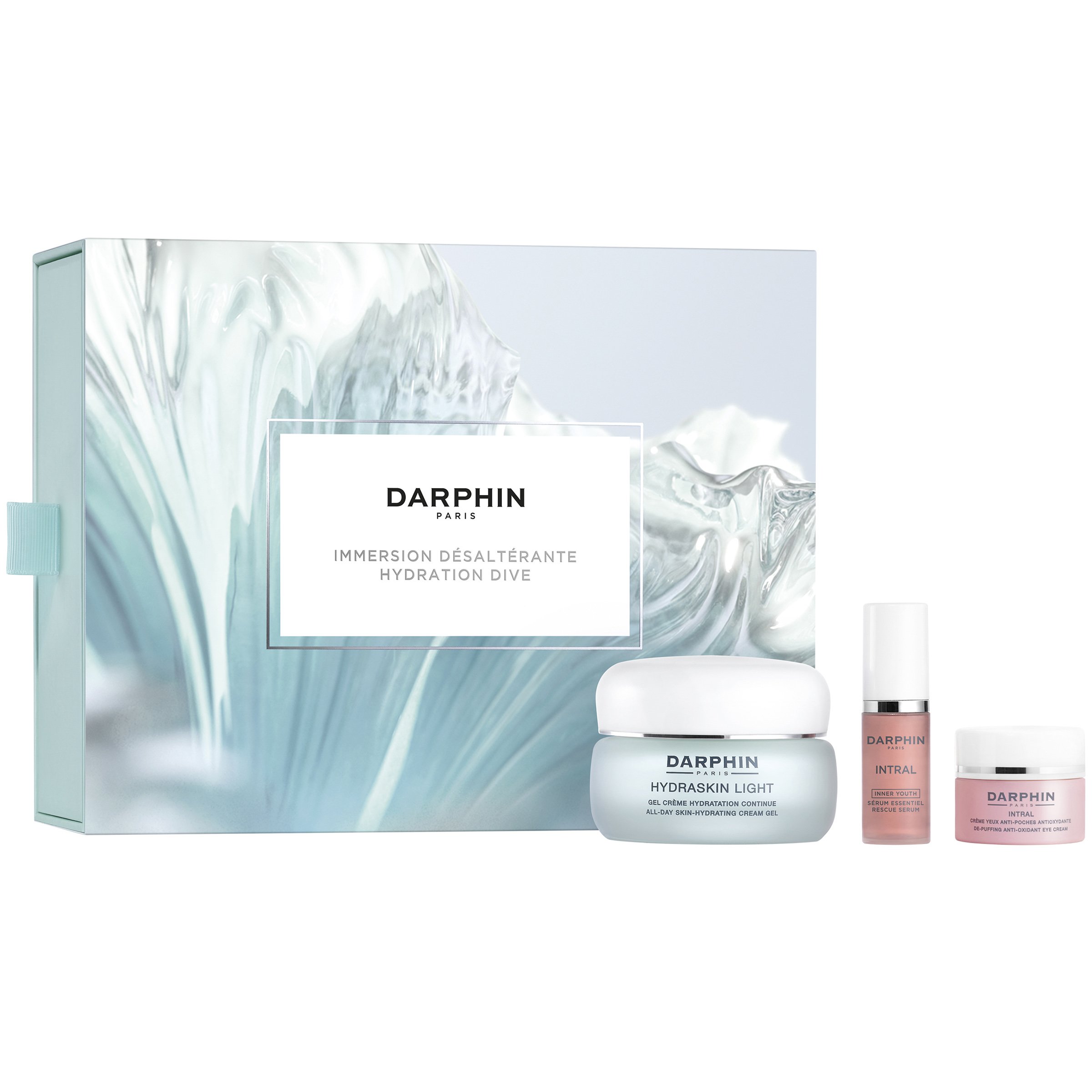 Darphin Πακέτο Προσφοράς Hydration Dive Hydraskin Light Cream Gel 50ml & Intral Inner Youth Rescue Serum 5ml & De-Puffing Anti-Oxidant Eye Cream 5ml