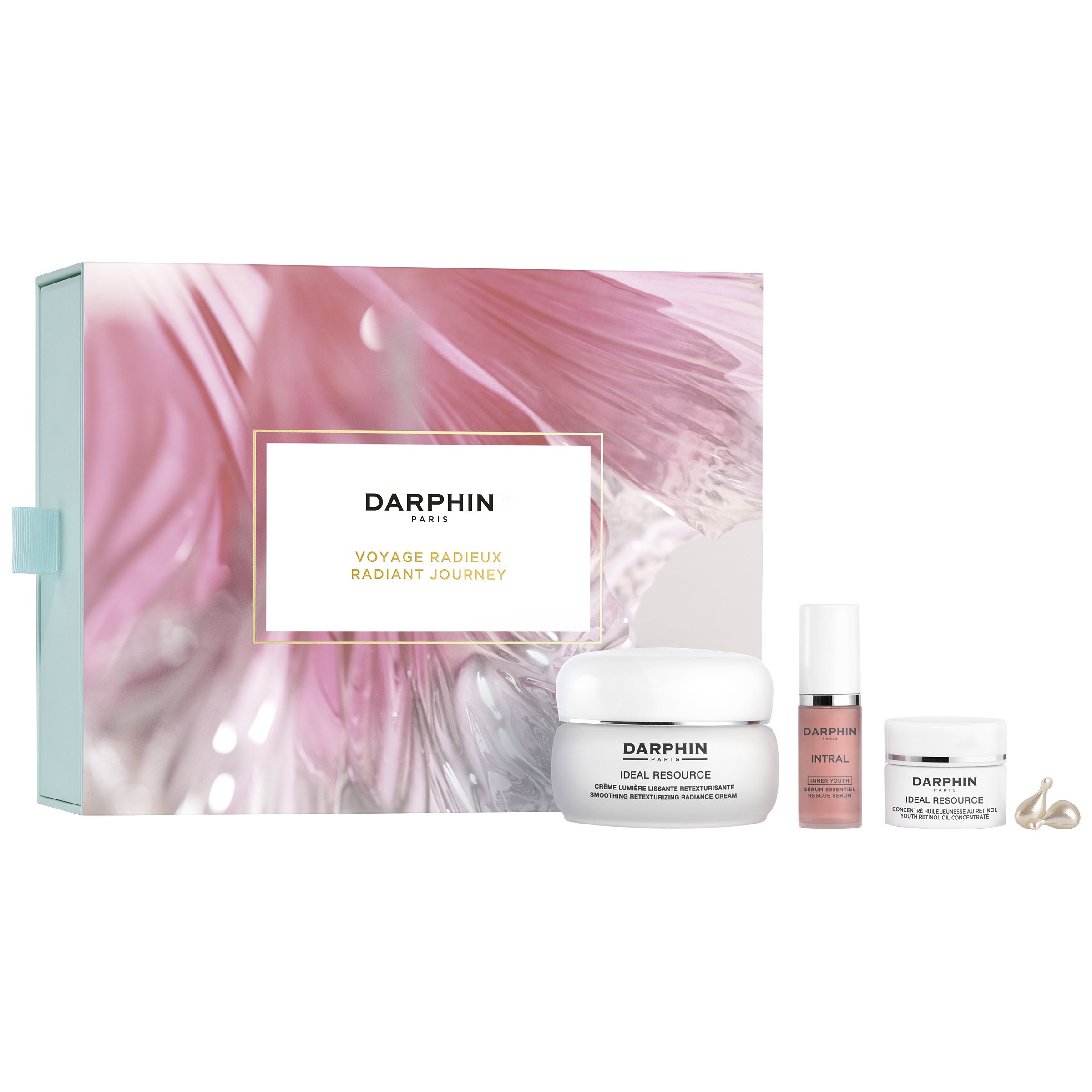 Darphin Promo Radiant Journey Ideal Resourse Creme 50ml & Intral Inner Youth Rescue Serum 5ml & Ideal Resource Retinol Oil Concentrate 7capsules