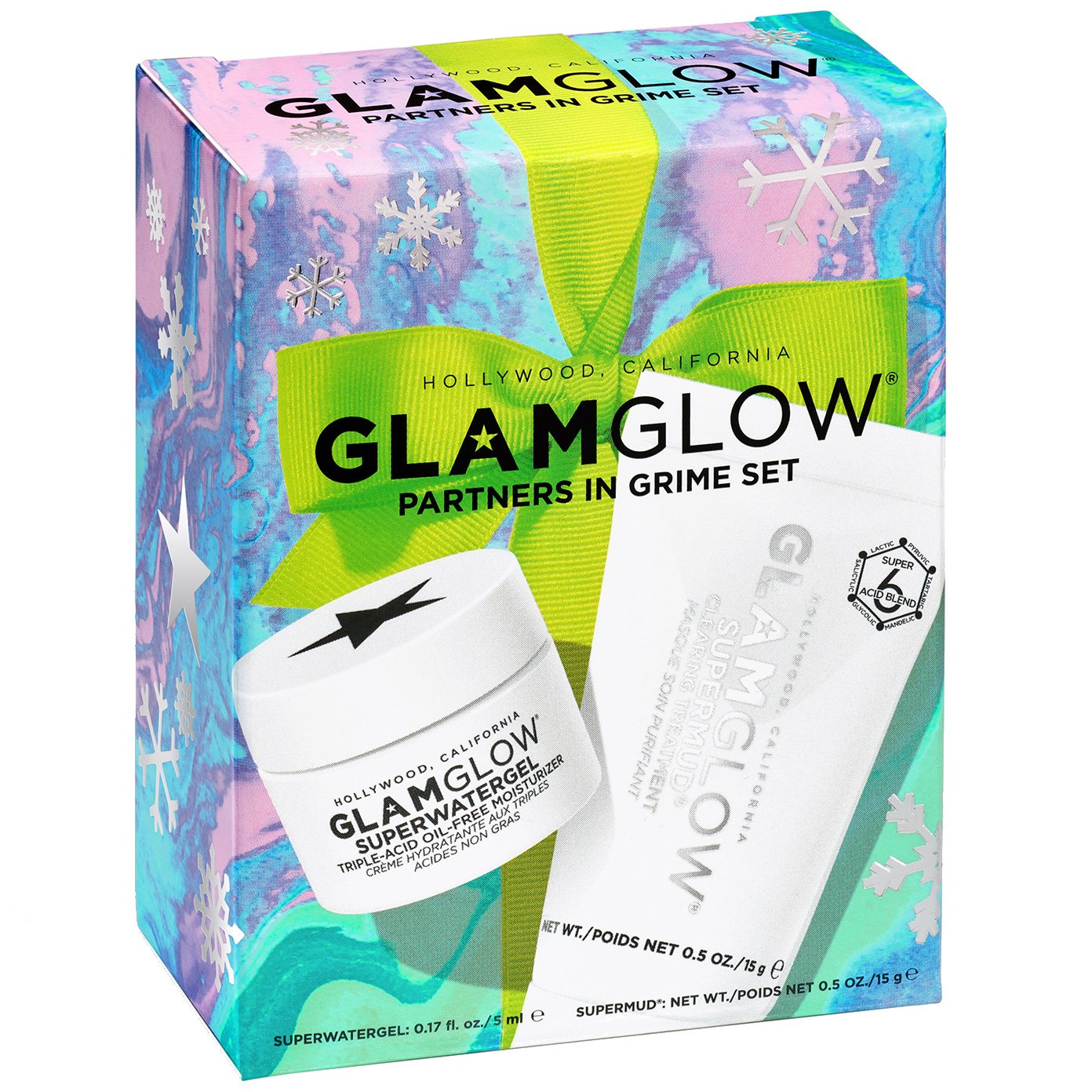 Glamglow Πακέτο Προσφοράς Partners in Grime Set with Superwater Triple Acid Oil Free Moisturizer 5ml & Supermud Clearing Treatment 15g