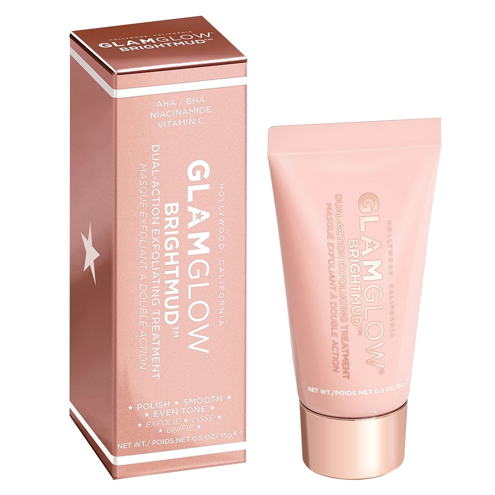 Glamglow Brightmud Dual Action Exfoliating Treatment Μάσκα Απολέπισης Προσώπου Διπλής Δράσης για Λεία & Φωτεινή Επιδερμίδα 15gr