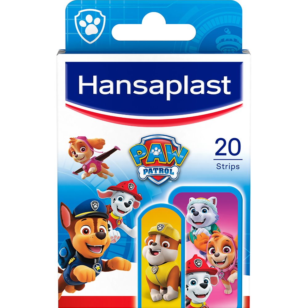Hansaplast Hansaplast Paw Patrol Plaster Strips Παιδικά Αυτοκόλλητα Επιθέματα με Χαρακτήρες Paw Patrol 20 Τεμάχια