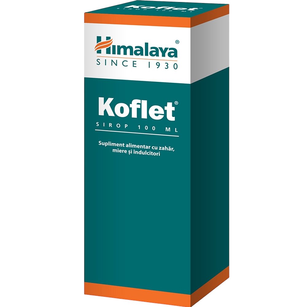 Himalaya Koflet Syrup Συμπλήρωμα Διατροφής σε Σιρόπι με Εκχύλισμα Βοτάνων για την Αντιμετώπιση του Ξηρού & Παραγωγικού Βήχα που Καταπραΰνει τον Ερεθισμένο Φάρυγγα με Φυσικό Τρόπο & Γεύση 100ml