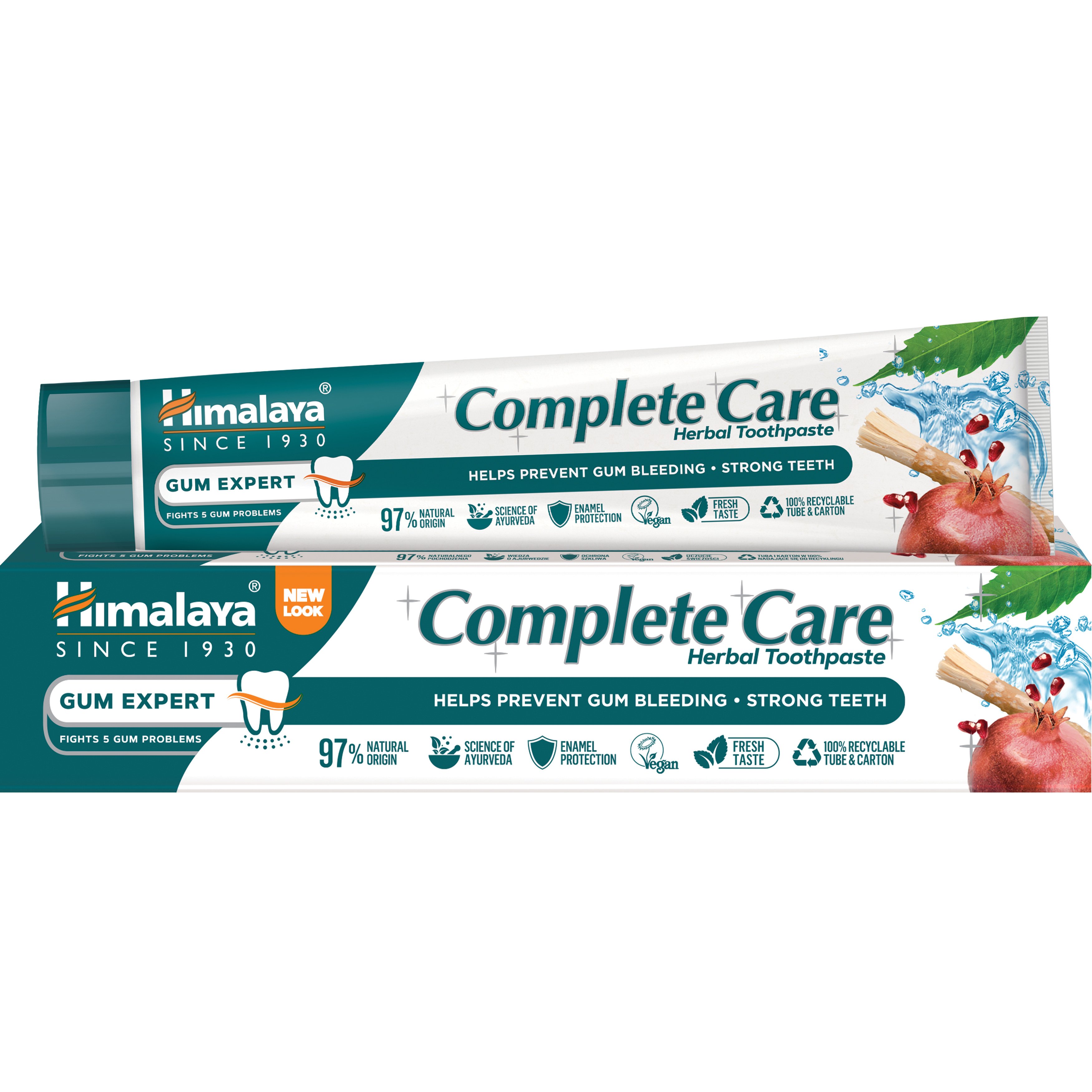 Himalaya Himalaya Complete Care Herbal Toothpaste Οδοντόκρεμα Πολλαπλής Προστασίας για Ούλα & Δόντια 75ml