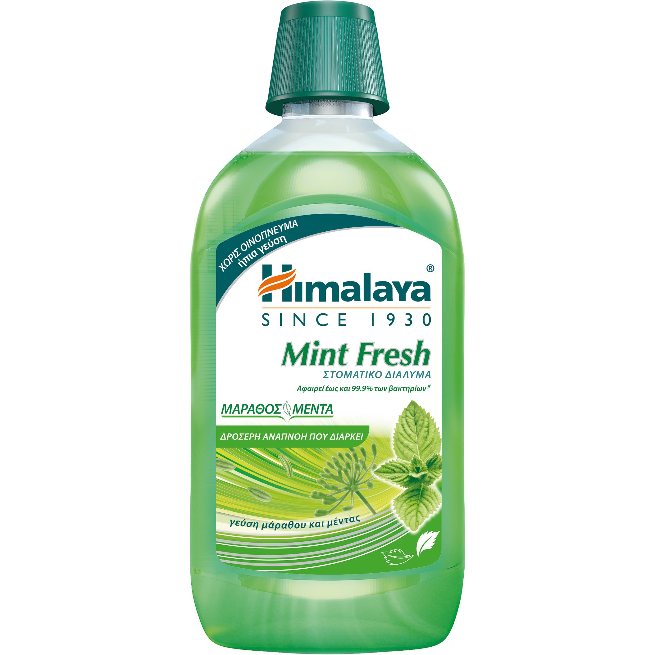 Himalaya Mint Fresh Mouthwash Στοματικό Διάλυμα για Δροσερή Αναπνοή που Διαρκεί 450ml