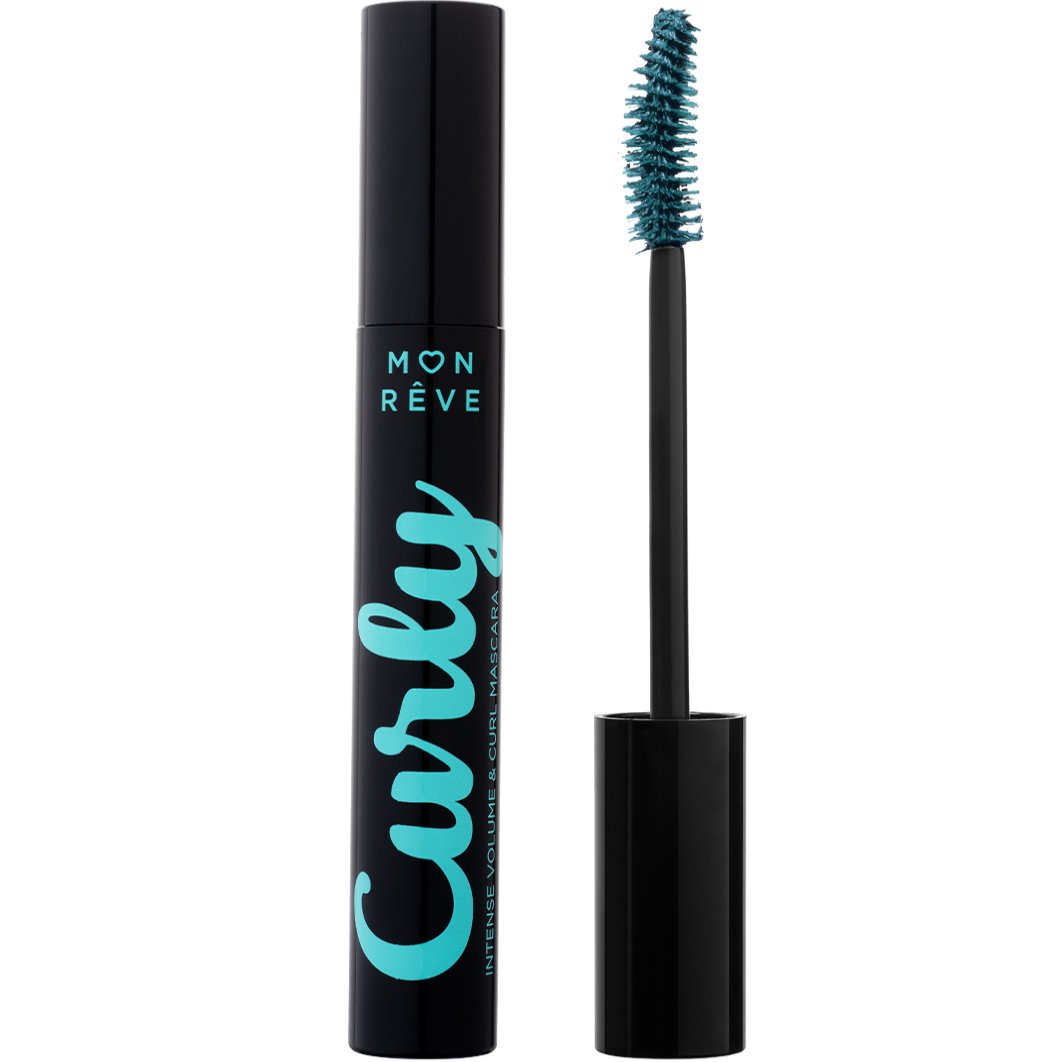 Mon Reve Mon Reve Curly Mascara Μάσκαρα για Μήκος, Καμπύλη & Όγκο με Καμπυλωτό Βουρτσάκι Ακριβείας 12ml - 04 Emerald