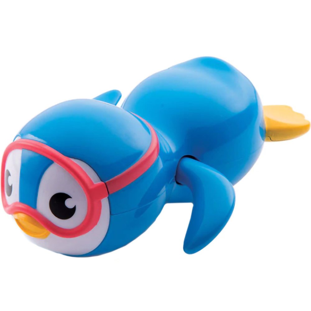 Munchkin Wind Up Swimming Penguin 9m+ Μπλε Παιχνίδι που Κολυμπάει στην Μπανιέρα Κατάλληλο από 9+ Μηνών 1 Τεμάχιο