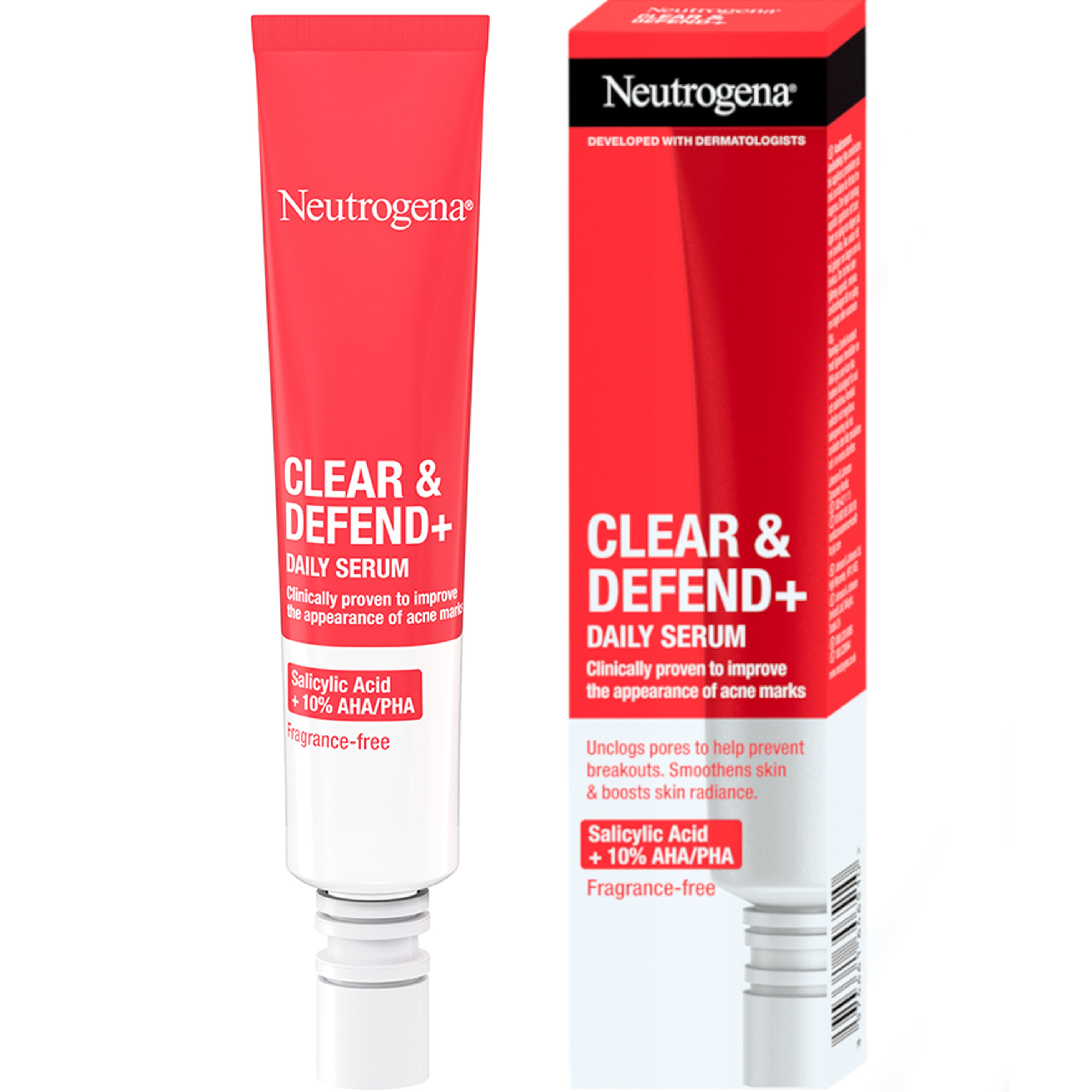 Neutrogena Neutrogena Clear & Defend+ Daily Serum Ορός Καθημερινής Χρήσης για την Αντιμετώπιση των Σημαδιών της Ακμής 30ml
