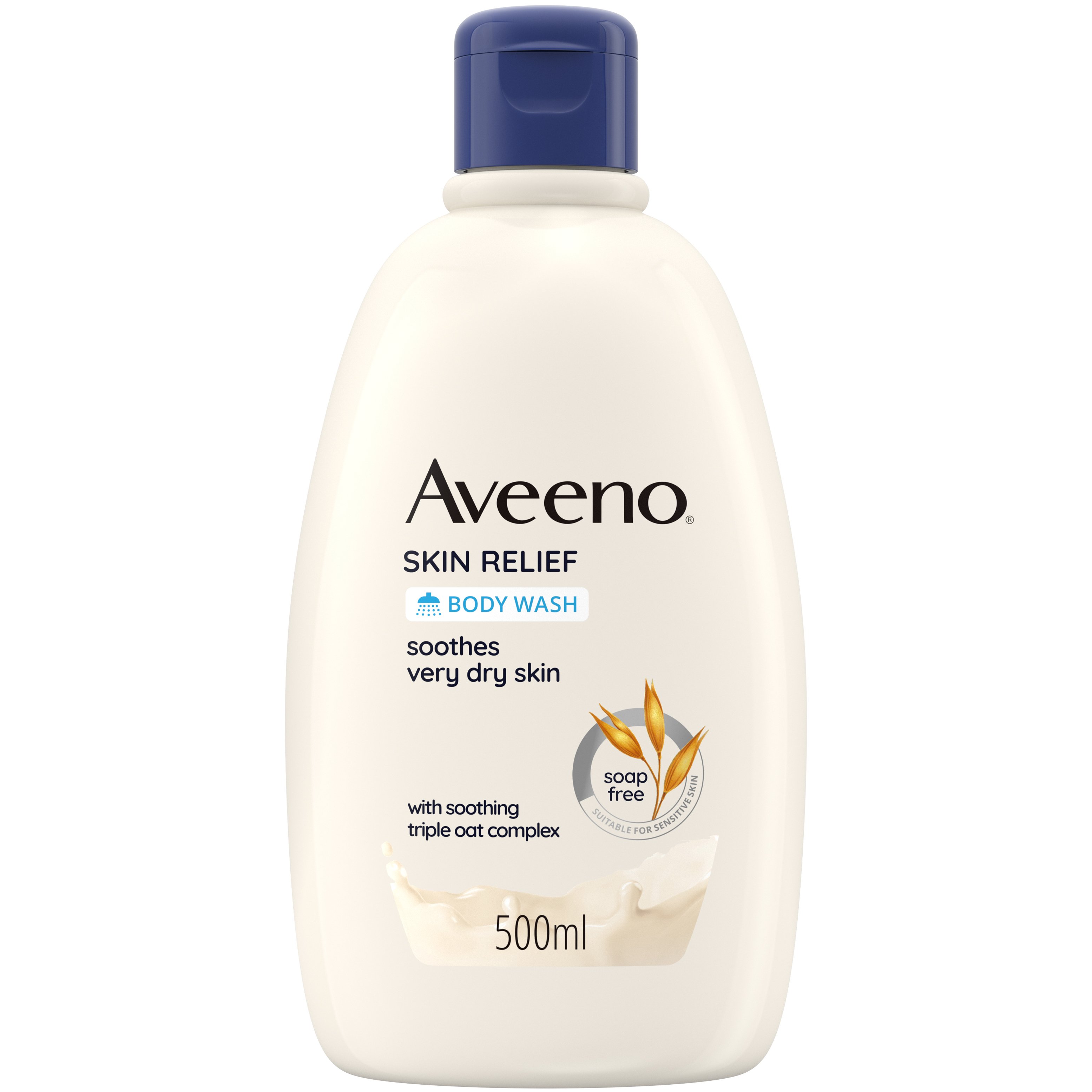 Aveeno Aveeno Skin Relief Body Wash Αφρόλουτρο Χωρίς Σάπωνες με Καταπραϋντικές Ιδιότητες, Κατάλληλο για Πολύ Ξηρές & Ευαίσθητες Επιδερμίδες 500ml