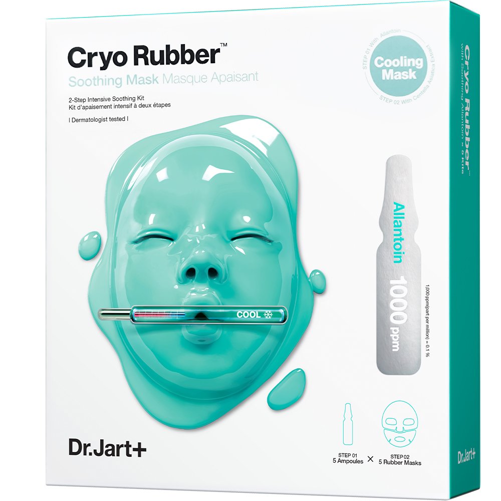 Dr.Jart+ Dr.Jart+ Cryo Rubber Soothing Mask Kit Ενυδατικό, Καταπραϋντικό Κιτ Περιποίησης Προσώπου με Αμπούλα & Μάσκα Αλλαντοΐνης, Κατάλληλο για Κανονικές, Μικτές, Λιπαρές & Ξηρές Επιδερμίδες 1 Τεμάχιο