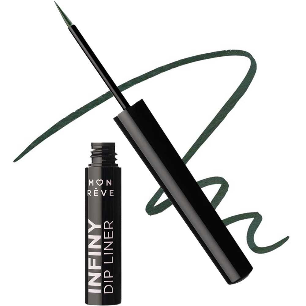 Mon Reve Infiny Dip Liner Waterproof Ultra Long-Wear Liquid Eyeliner Αδιάβροχο Υγρό Eyeliner Πολύ Μεγάλης Διάρκειας 2ml - 04 Forest Green