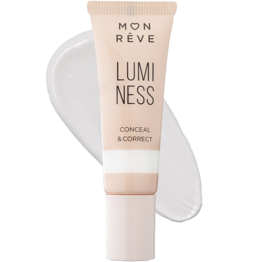 Mon Reve Luminess Concealer for Perfect Coverage of Dark Circles & Imperfections Υγρό Κονσίλερ για Κάλυψη των Μαύρων Κύκλων & των Ατελειών 10ml - 107