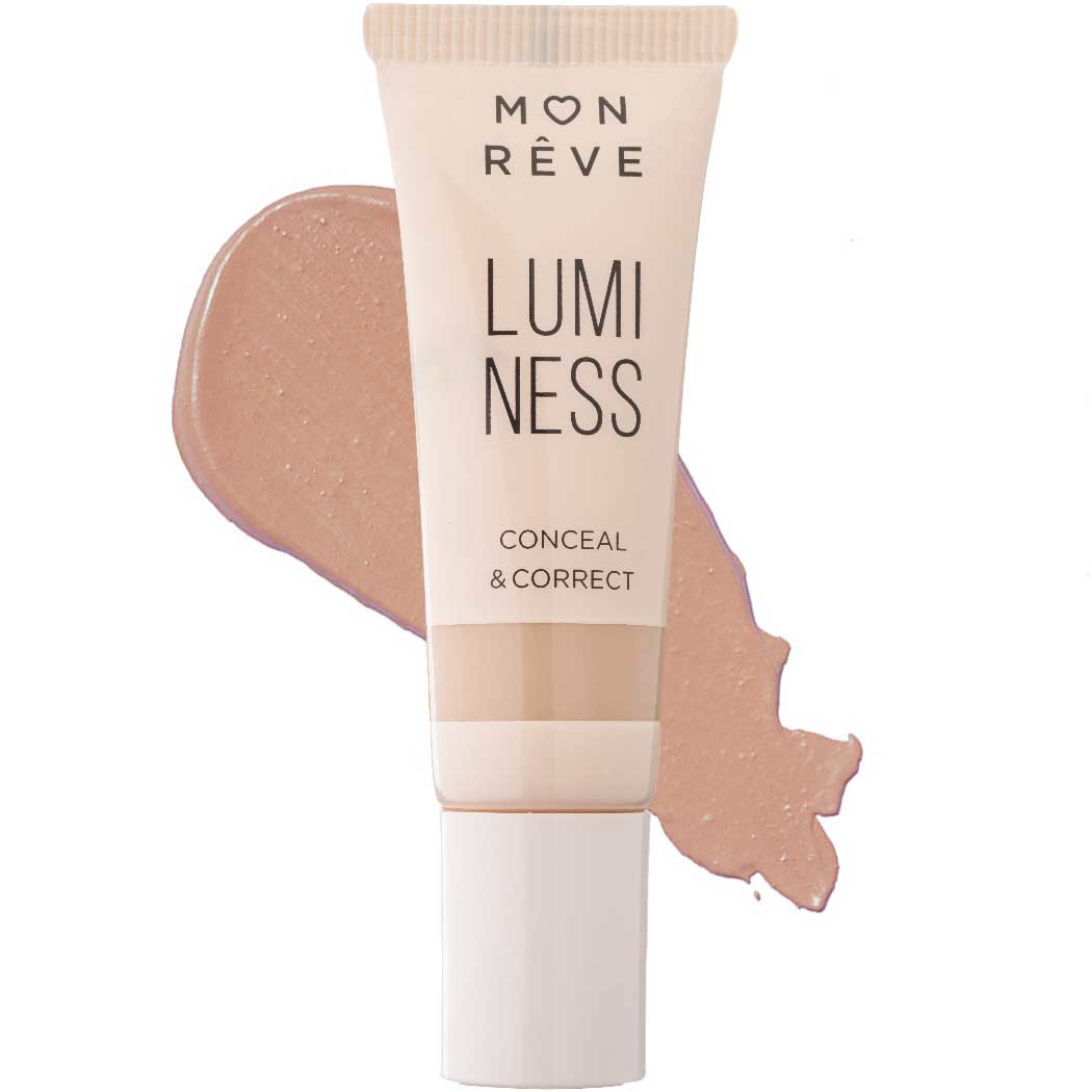 Mon Reve Luminess Concealer for Perfect Coverage of Dark Circles & Imperfections Υγρό Κονσίλερ για Κάλυψη των Μαύρων Κύκλων & των Ατελειών 10ml - 103