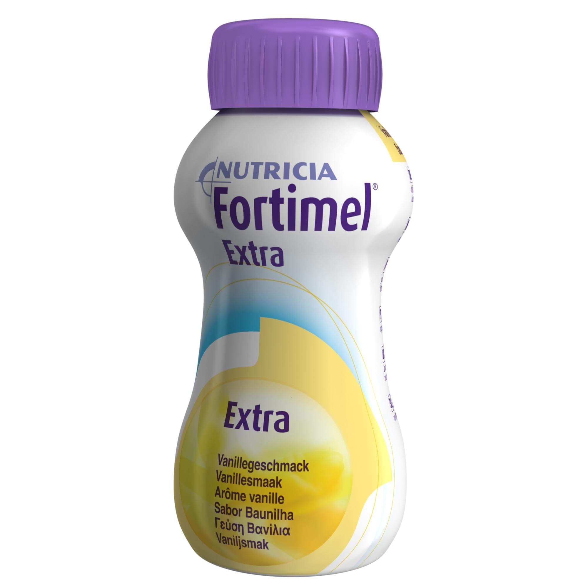 Nutricia Fortimel Extra Vanilla Πόσιμο Θρεπτικό Σκεύασμα Υψηλής Περιεκτικότητας σε Πρωτεΐνη με Γεύση Βανίλια 4x200ml