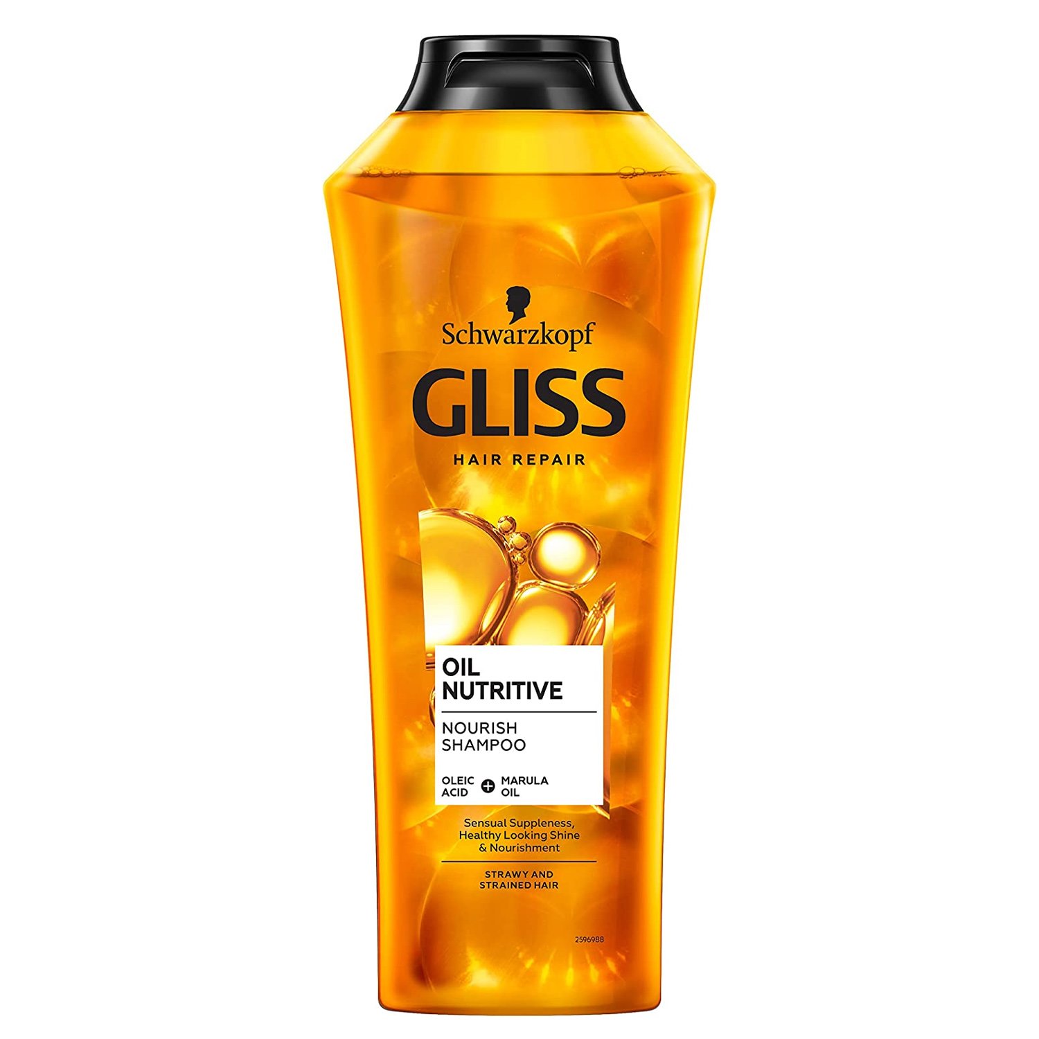Schwarzkopf Gliss Oil Nutritive Nourish Shampoo Σαμπουάν Θρέψης για Ξηρά, Αφυδατωμένα Μαλλιά 400ml
