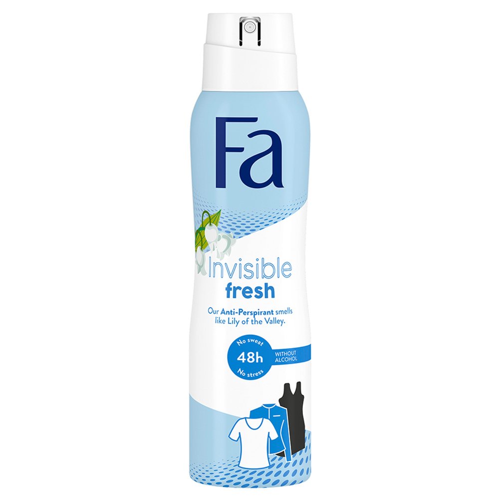 Fa Invisible Fresh Lily 48h Anti Perspirant Deodorant Spray Αποσμητικό 48ωρης Προστασίας 150ml