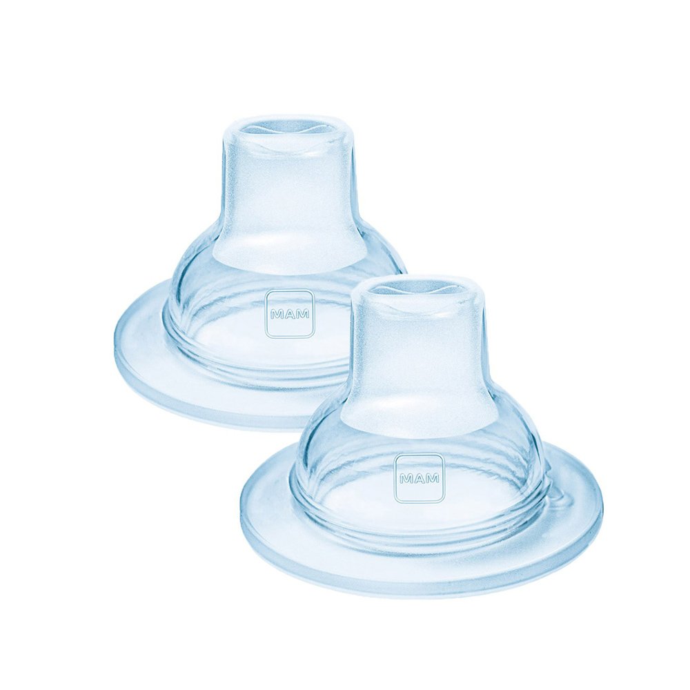 Mam Extra Soft Bottle Spouts Πολύ Μαλακό Συμμετρικό Στόμιο Σιλικόνης για Μπιμπερό Κωδ 425S από 4+ Μηνών 2 Τεμάχια