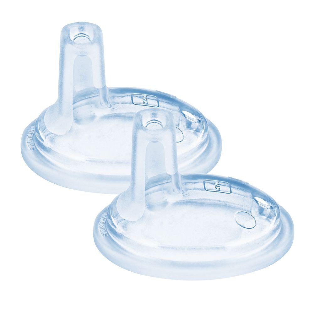 Mam Extra Soft Cup Spouts Πολύ Μαλακό Ασύμμετρο Στόμιο Σιλικόνης για Ποτηράκια Κωδ 426S από 4+ Μηνών 2 Τεμάχια