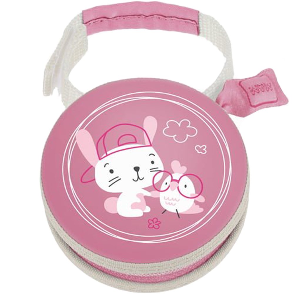 Mam Mam Pod Soother Storage 0m+, Κωδ 325G Θήκη Μεταφοράς για 2 Πιπίλες 1 Τεμάχιο - Ροζ