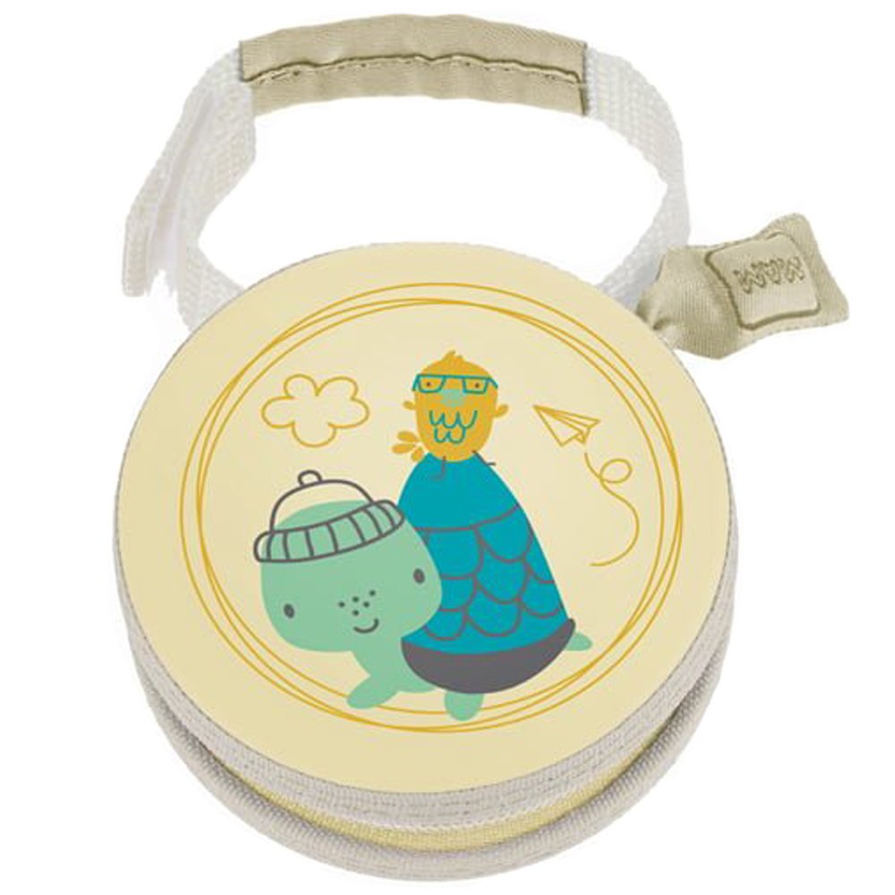 Mam Mam Pod Soother Storage 0m+, Κωδ 325U Θήκη Μεταφοράς για 2 Πιπίλες 1 Τεμάχιο - Κρεμ
