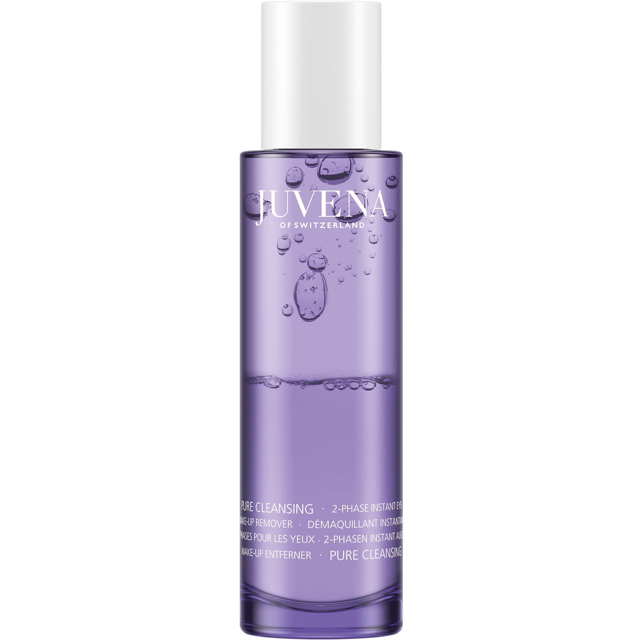 Juvena Pure Cleansing 2-Phase Instant Eye Make-Up Remover Διφασικό Ντεμακιγιάζ Ματιών με Πανθενόλη & Υαλουρονικό Οξύ 100ml