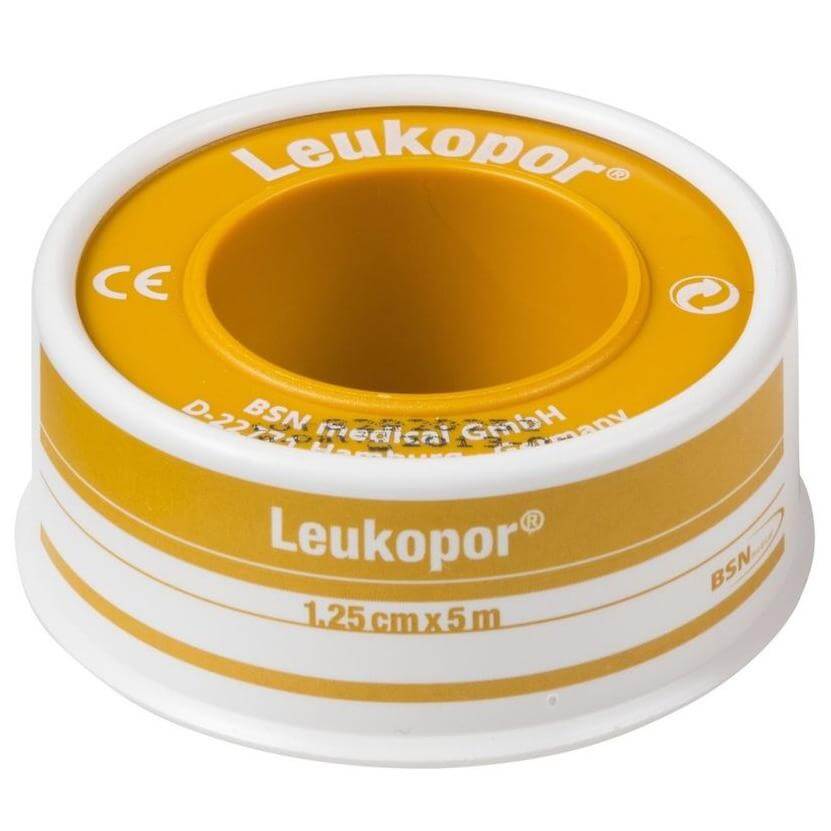 Leukopor Αυτοκόλλητη Υποαλλεργική Επιδεσμική Ταινία 1,25cm x 5m