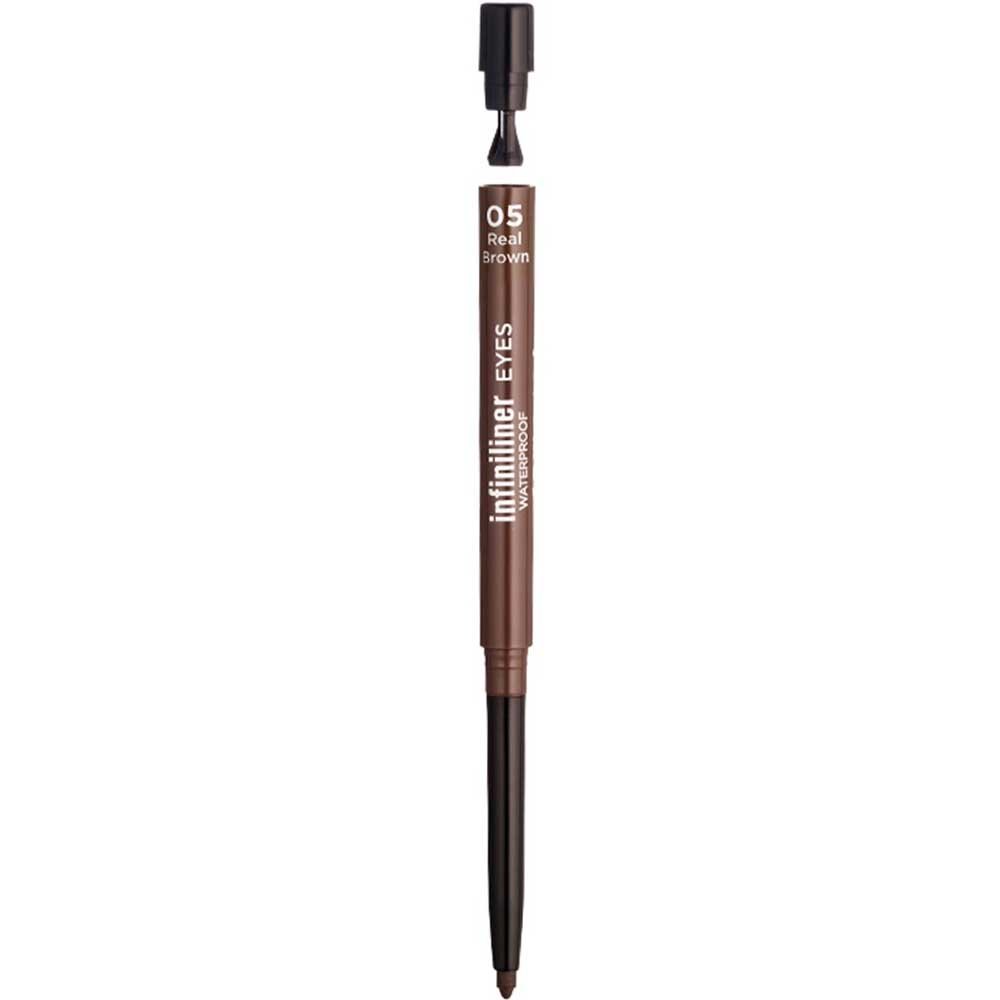 Mon Reve Infiniliner Eyes Waterproof Long-Wear Eye Pencil Αδιάβροχο Μολύβι Ματιών Μακράς Διάρκειας 0.3g - 05 Real Brown