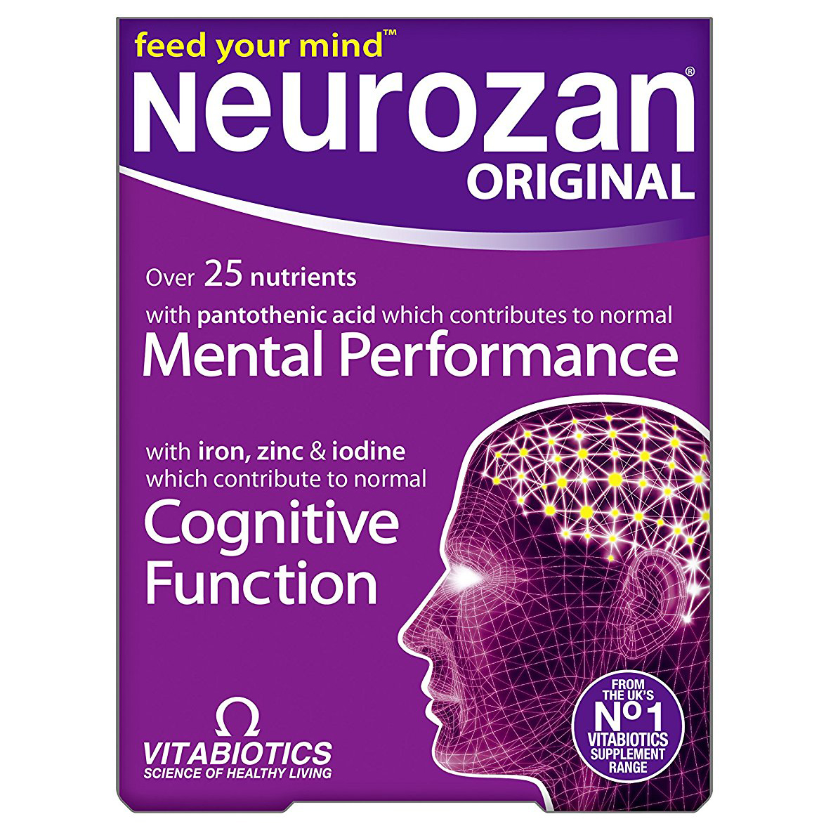 Vitabiotics Neurozan Original Μικροθρεπτικά Συστατικά για την Εγκεφαλική Λειτουργία 30caps