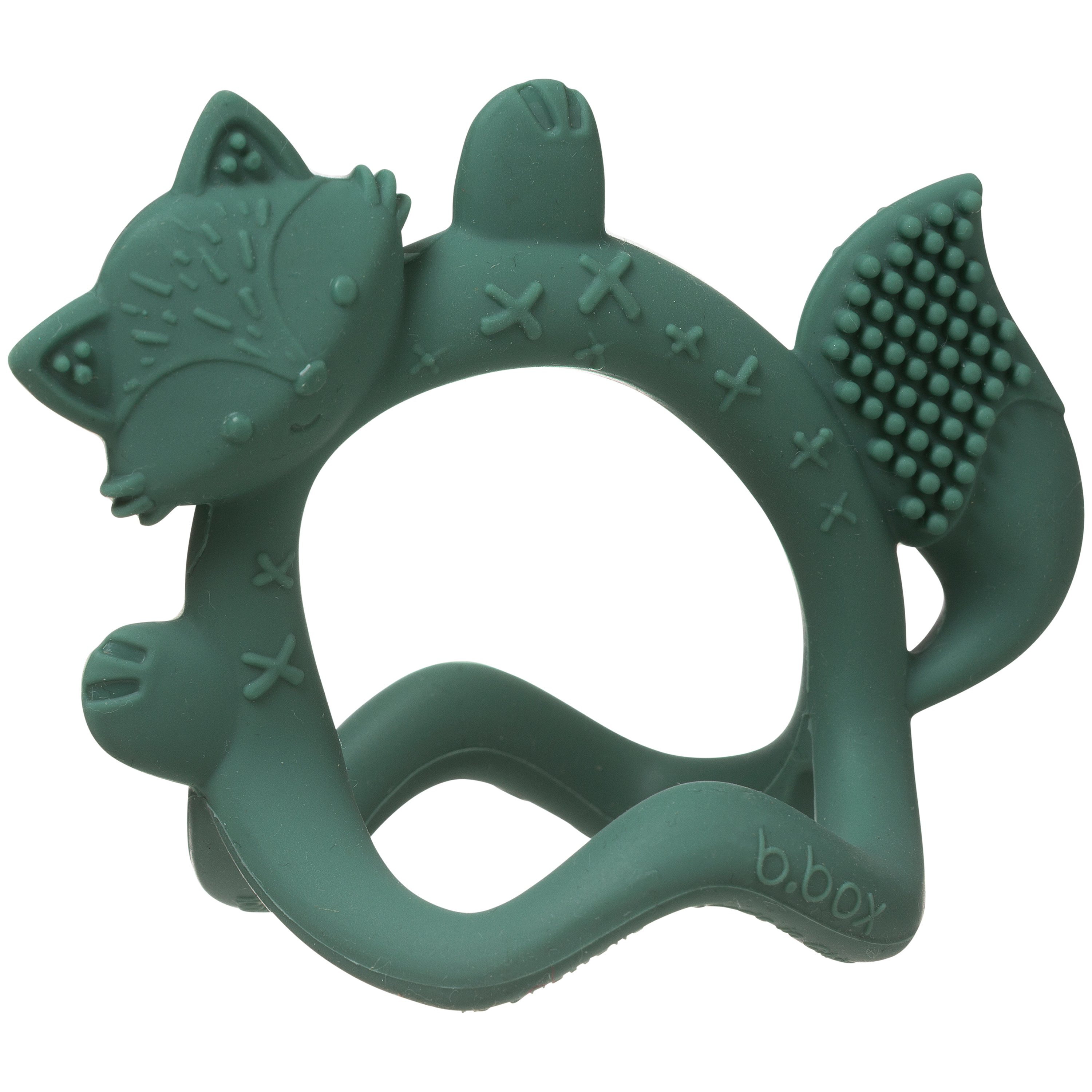 b.box b.box Wrist Teether 3m+ Μασητικό Οδοντοφυΐας από Σιλικόνη που Απαλύνει τον Πόνο στα Ούλα & Βοηθά στην Ανάπτυξη των Κινητικών Δεξιοτήτων του Βρέφους 1 Τεμάχιο - Sage